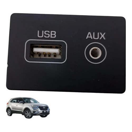 Moldura Interna Usb Auxiliar Painel Creta 2017 2018 2019