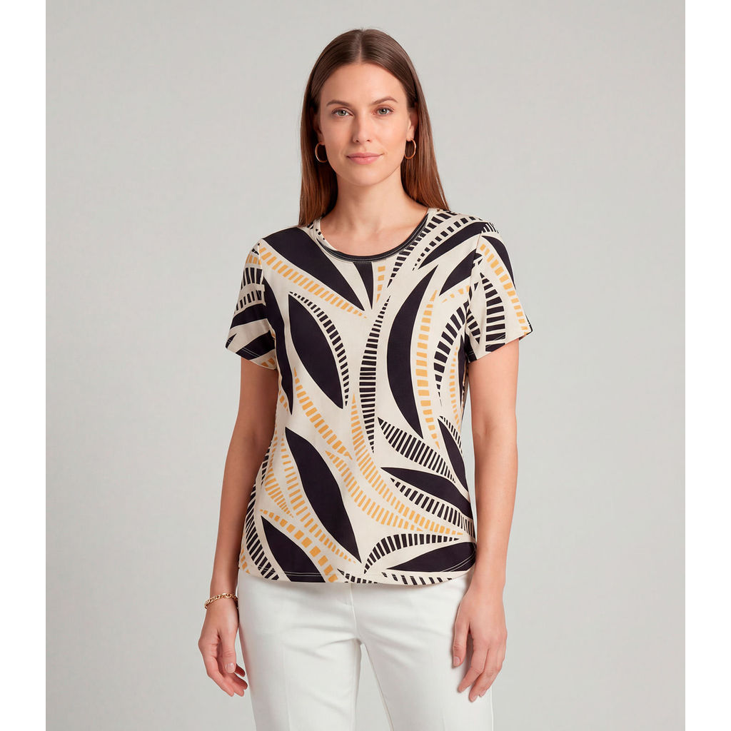 Blusa Feminina Infinita Cor Amarelo em Oferta na Shopee