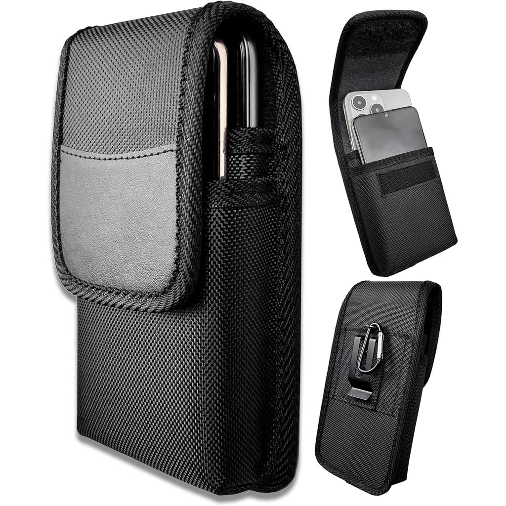 Suporte Duplo Para Telefone , Coldre Resistente Dois Telefones , Capa Dupla Com Clipe De Cinto Reforçado E Bolsa De Cint