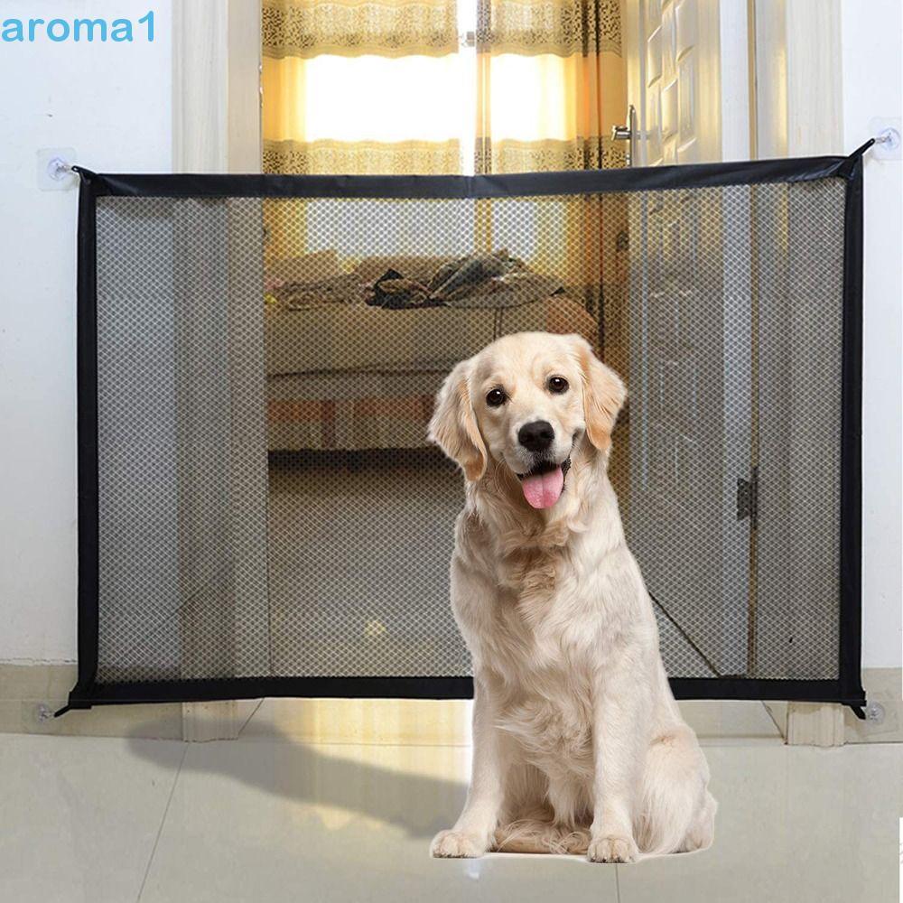 AROMA1 Pet Gate Segurança Útil Gaze Malha Interior Exterior Produto De Cuidados Seguros Suprimentos Infantis