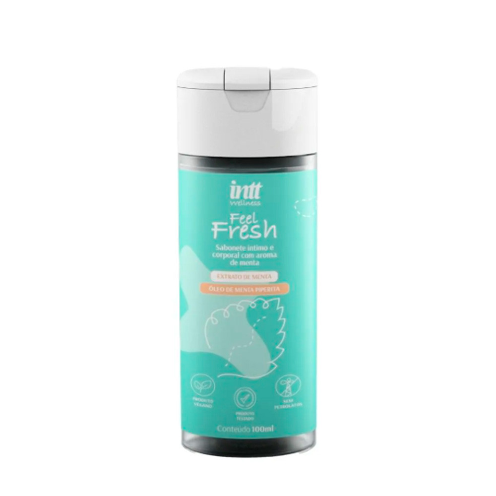 Feel Fresh - Sabonete Líquido Corporal e Íntimo - Menta  -100ml
