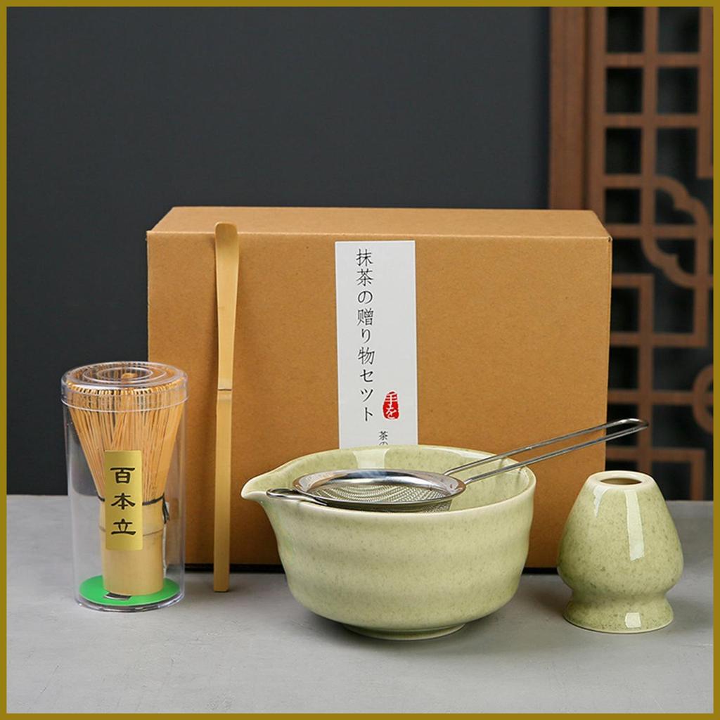 Conjunto De Ferramentas Matcha Liquidificador Portátil Para Ergonômico Japonês Chá Fazendo Suprimentos Com Batedor Tigel