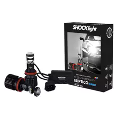 Kit Eliptico Nano H11 5000 Lumens 12V 6500K Shocklight - SLL-H11EP