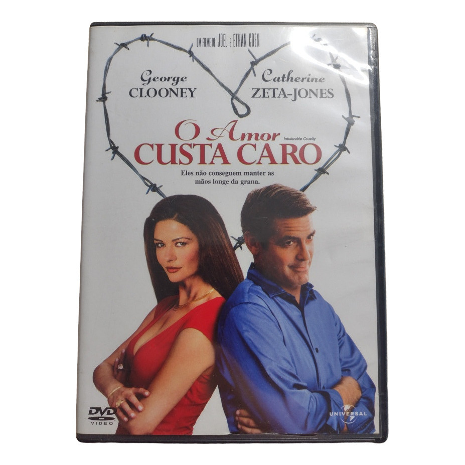 DVD Filme O Amor Custa Caro Irmãos Coen George Clooney Catherine Z