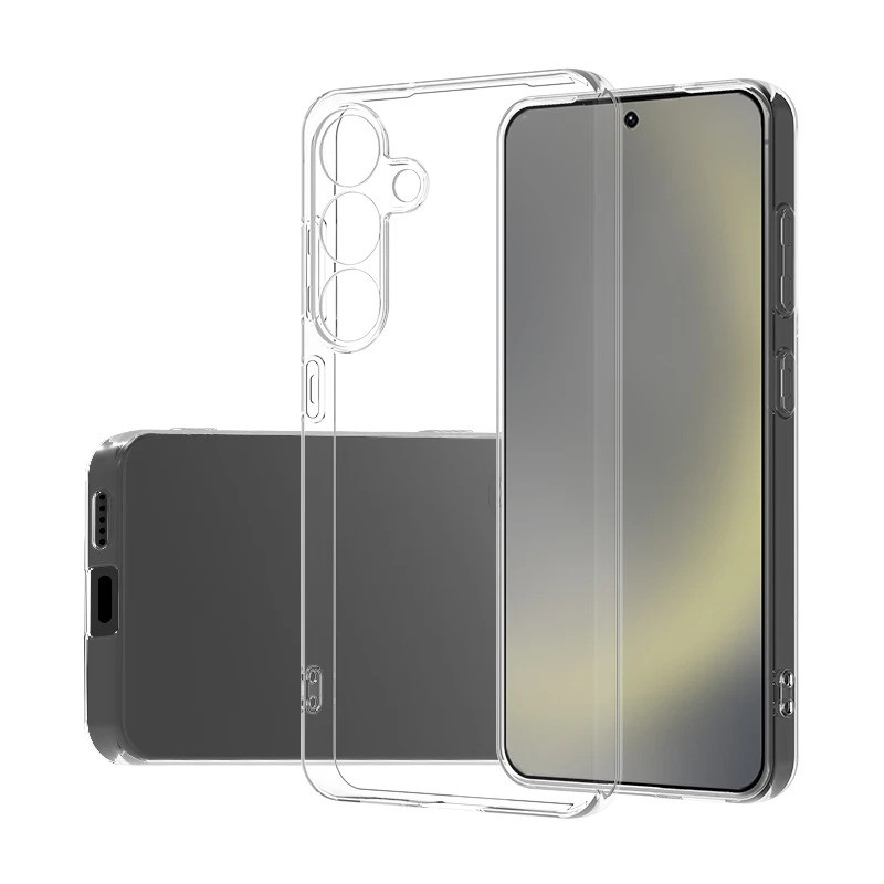 Capa TPU fina transparente macia para Samsung S21 S22 S23 S24 FE S25 S26 Ultra Plus