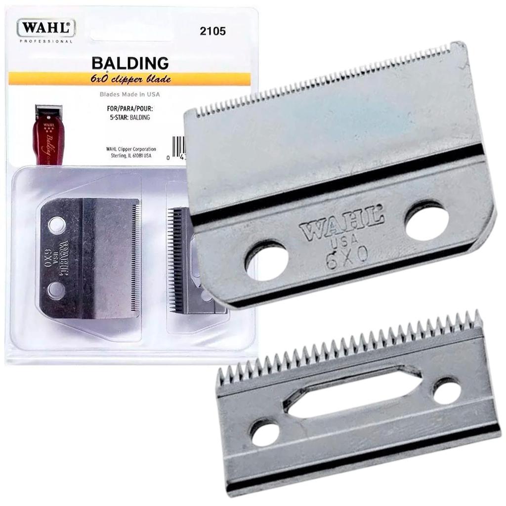 Lâmina 5 Star para Máquina Balding Wahl Profissional de Aço Inoxidável Auto Afiável 02105-455