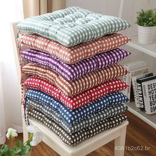 Almofadas de cadeira escovadas no atacado, almofadas para cadeiras de jantar, almofadas estampadas, almofadas quadradas 