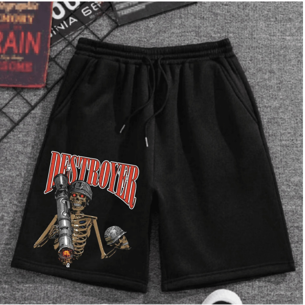 Short Bermuda Moletom Musculação Algodão Streetwear Treino Academia Prermium