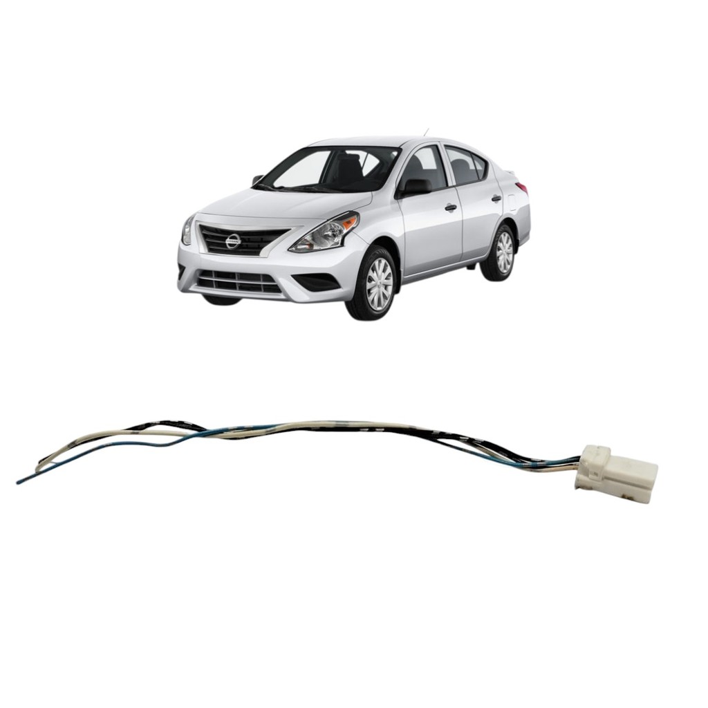CHICOTE CONECTOR PLUG BOTAO PISCA ALERTA NISSAN VERSA 2015