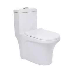 Vaso Sanitário Monobloco Caixa Acoplada Privada Barita Pingoo - Branco