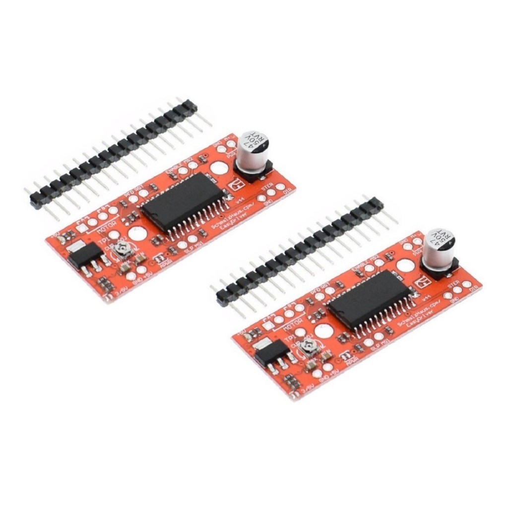 KIT Com 2  Módulo Para Motor De Passo Easydriver V44 A3967 Driver Arduino CNC 3D Automação Robotica