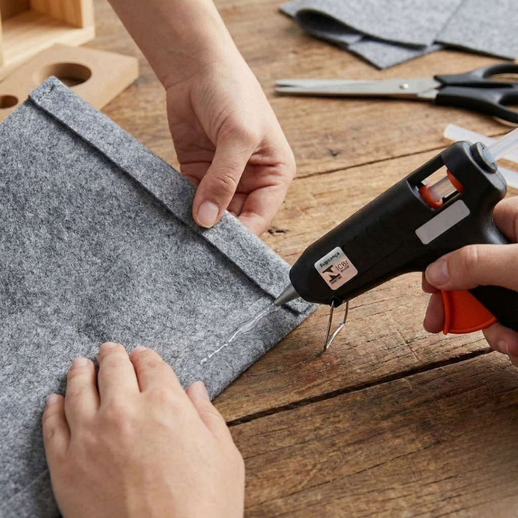 Pistola de Cola Quente + 16 Bastões de Cola Quente Revolver Profissional Bivolt (110v e 220v) em Oferta na Shopee