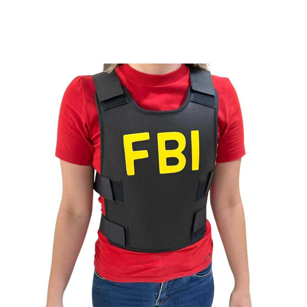 Fantasia Colete Infantil Fbi Policial Bombeiro