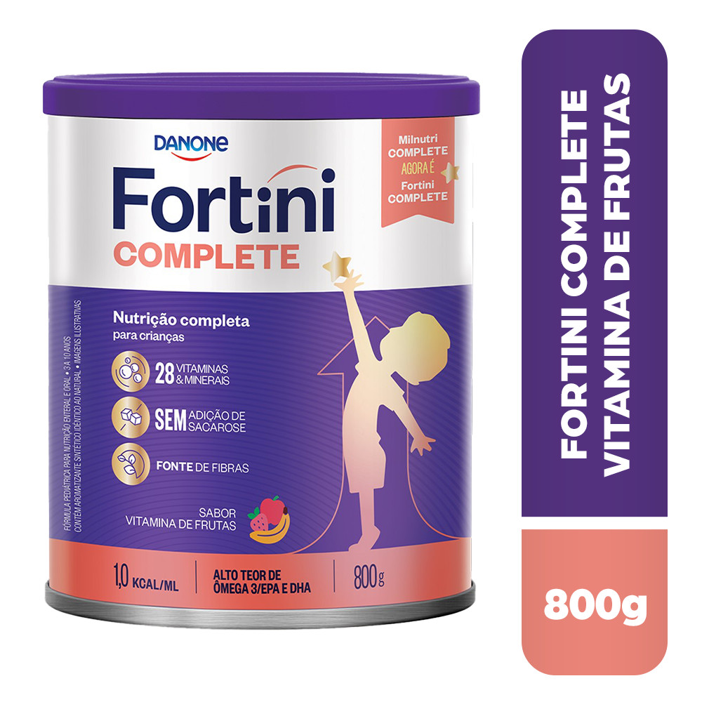 Suplemento Infantil Fortini Complete Vitamina de Frutas 800g