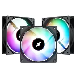 Kit Fan Com 3 Unidades SuperFrame Celler, ARGB, 120mm, Com Controladora, Black, SF-01