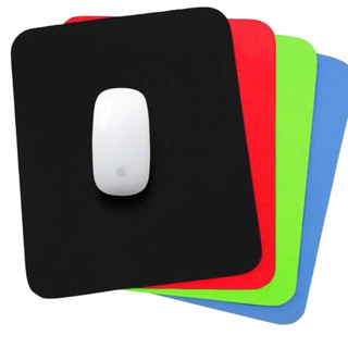 Mousepad colorido barato emborrachado tecido qualidade mouse pad