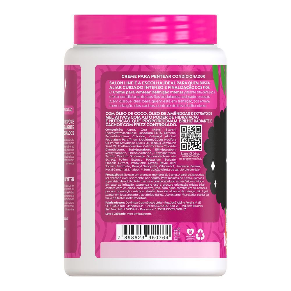 Detalhes do Creme Para Pentear Salon Line Definição Intensa 1Kg