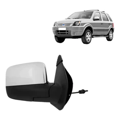 Retrovisor Ecosport 2003 2004 A 2008 2009 Cromado Controle