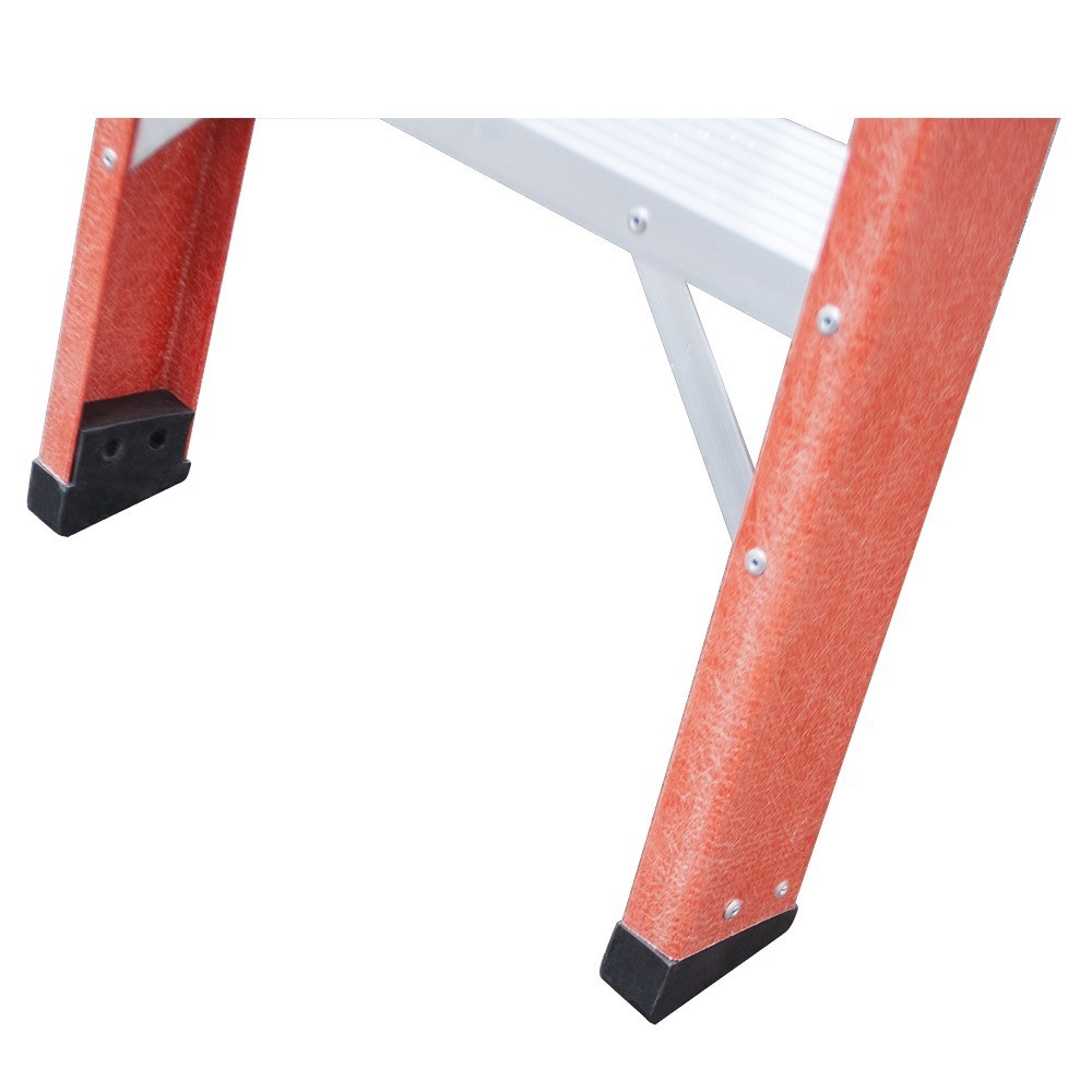 Detalhes do Escada tesoura dupla em fibra de vidro 10 degraus 3 m - ESC10300 Rotterman