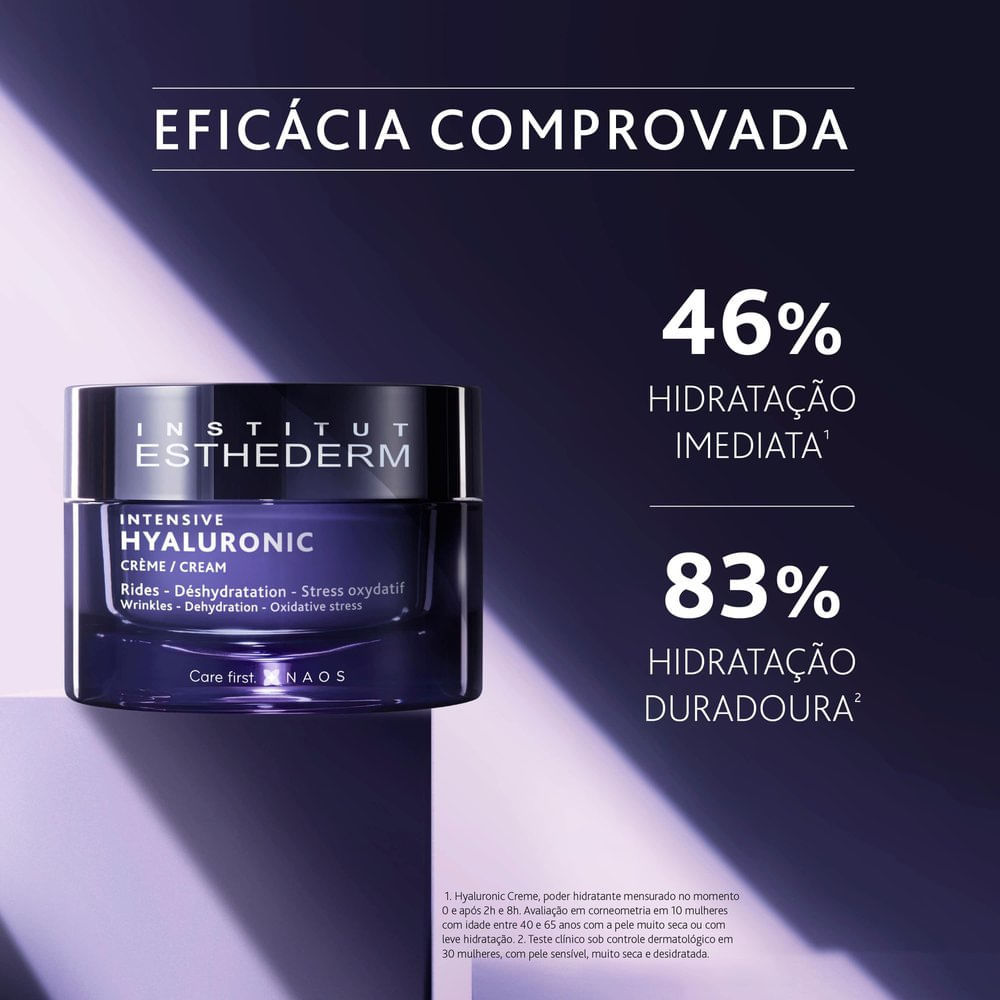 Detalhes do Esthederm Intensive Hyaluronic Creme facial Anti-idade 50ml