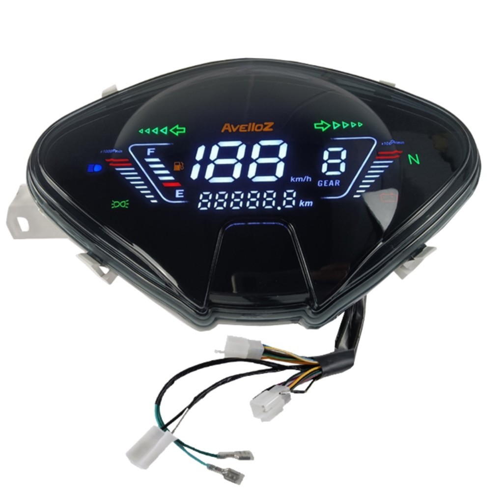 Velocímetro Digital Para Motocicleta , Shineray Jet 50cc 2013-2022 Bull F5 Plus 50cc avelloz az125 alfa 2025 , Acessório
