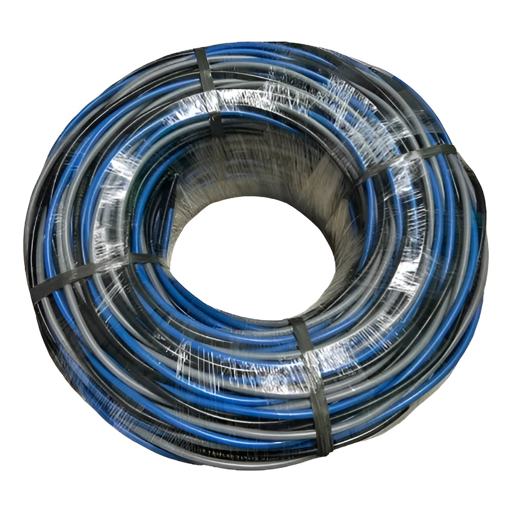 Cabo Fio De Aluminio Triplex 16mm 50m Neutro Isolado Azul