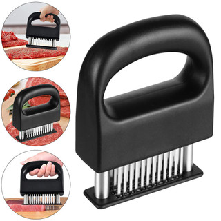 Amaciador de carne de luxo com agulha, utensílio de cozinha, ideal para amaciar ingredientes grelhados e diversos utensí