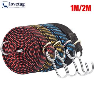 LOVETAG Elástico Para Bagagem De Motocicleta , Corda De Borracha , Ganchos , Gravata , Rack De Teto De Bicicleta , Acess em Oferta na Shopee