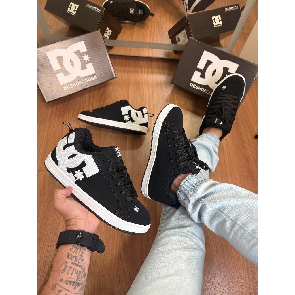 Tênis Unissex Dc Shoes Masculino E Feminino Sk8 Skate Moda Estilo Tendencia Oferta