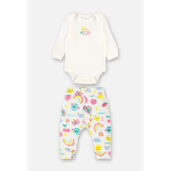 Conjunto Suedine Body Calça Up Baby