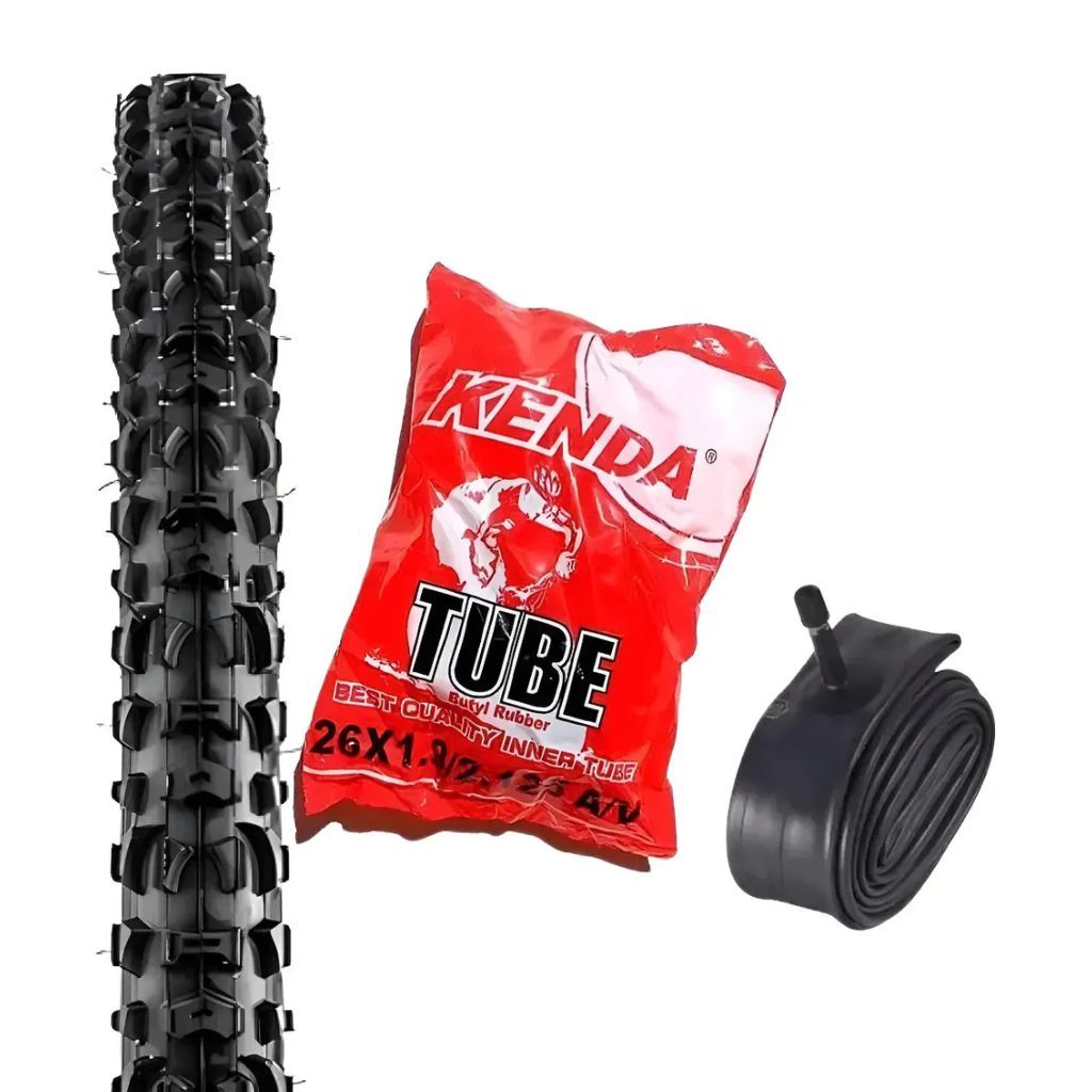 KIT 1 Pneu Aro 26 K816 Kenda  + 1 Camara De Ar Kenda