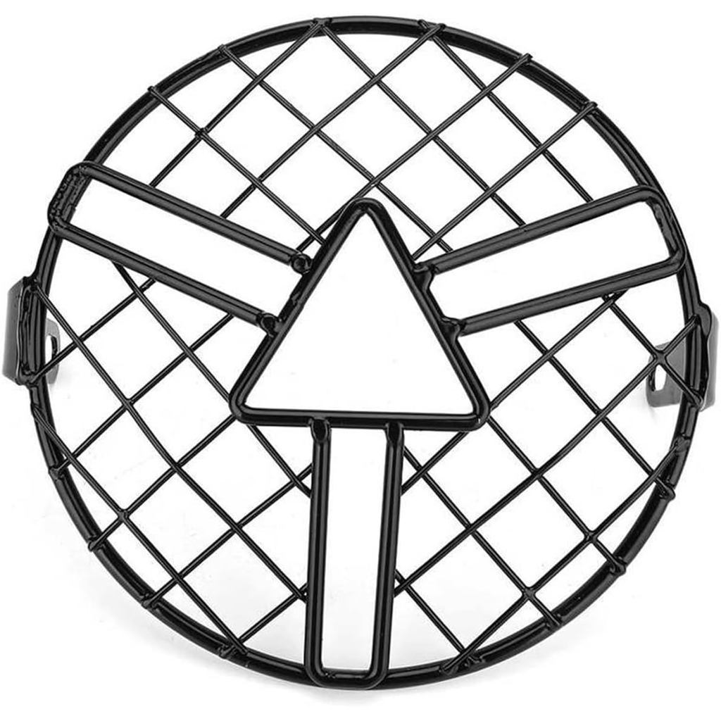 Protetor De Farol Para Ya & maha CG125 Motocicleta Vintage Retro Grill Luz Capa Da Lâmpada Grille Guarda