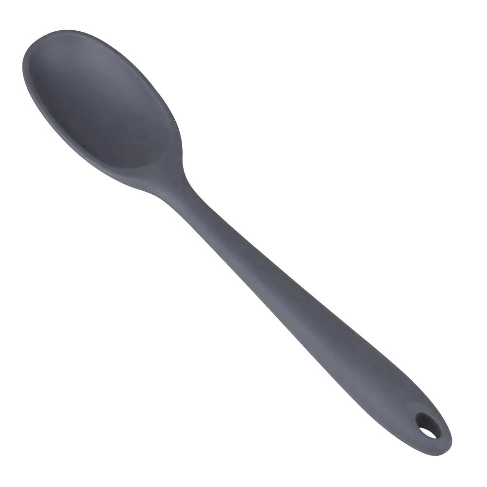 Colher de Servir Funda Cazza Easy em Silicone Cinza em Oferta na Shopee