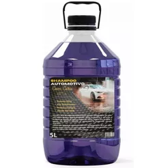 Shampoo Automotivo Com Cera de CARNAÚBA Lava Carro 5 Litros Rende 100 Litros para carro e moto
