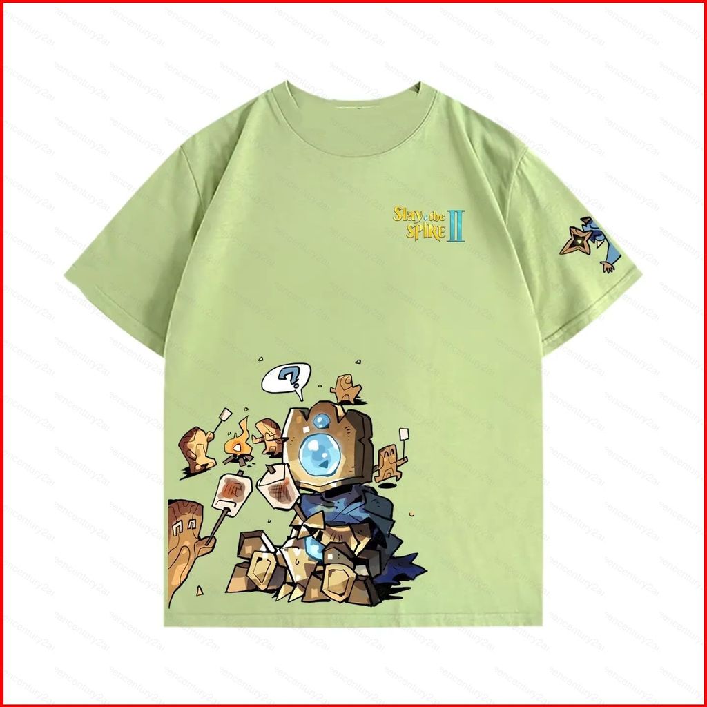 GC2 Ligue O Spire 2 Defeito Regent‌ Camiseta Confortável E Macia De Verão Anime Manga Curta Top GC2