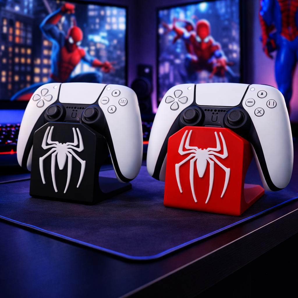 Suporte Gamer Homem Aranha para Controle PS5 PS4 Base Decorativa para DualSense e DualShock