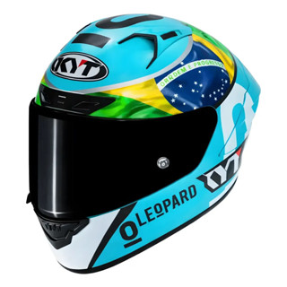 Capacete Kyt Nz Race Leopard Replic Brasil - Azul Tam.: 58 em Oferta na Shopee
