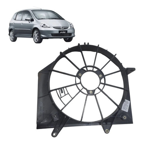 Defletor Grade Ventoinha Radiador Honda Fit Lx 2003 2008 1.4