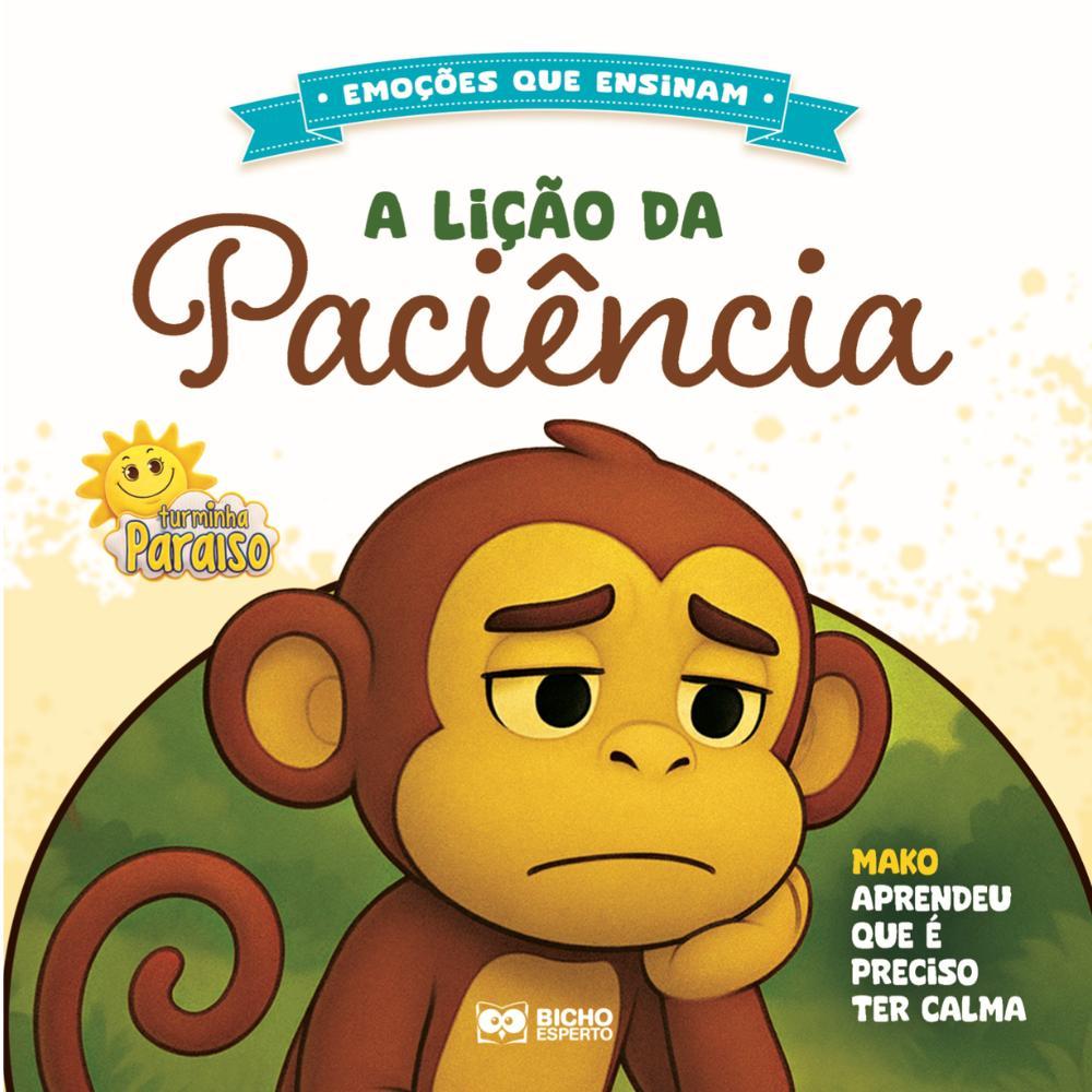 Livro Infantil Histórias Turminha Paraiso Emoções Que Ensinam A Lição da Paciência 16 Páginas