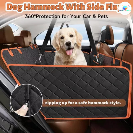 Capa Protetora 5 em 1 para Banco de Carro - Impermeável e com Cinto de Segurança para Pets