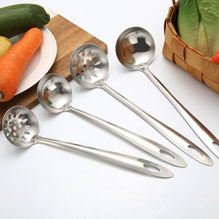 Colher de panela quente de aço inoxidável, colher de sopa, escorredor, conjunto de gancho, cozinha comercial doméstica, 