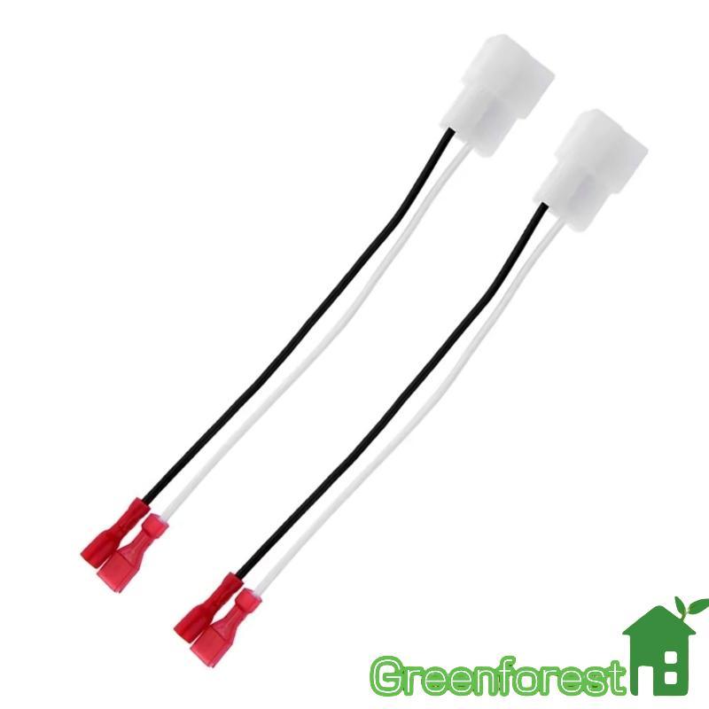 greenfor Adaptador Chicote Alto-Falante Carro Cobre, 2 Peças, Graves Aprimorados, Agudos, Modificaçã