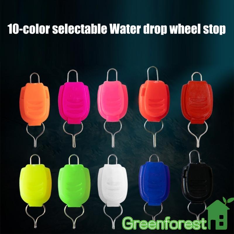 greenfor 10 Peças Clipe Linha Pesca, Rolhas Fivela, Suporte Carretel Arremesso