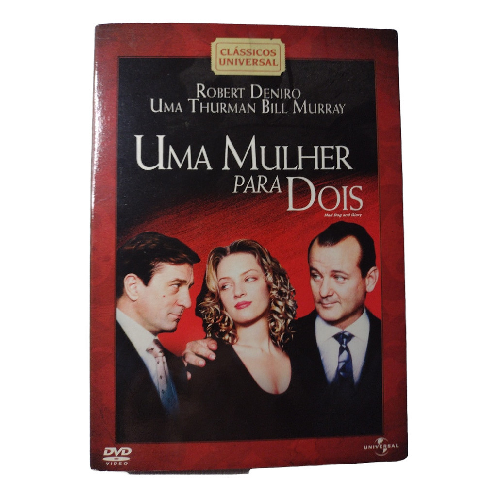 DVD Filme Uma Mulher Para dois  Robert de Niro Bill Murray