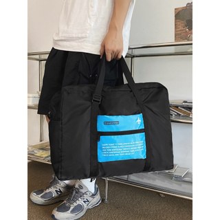 Saco de viagem de grande capacidade feminino carrinho mão saco de bagagem masculino viagem de negócios portátil saco de 