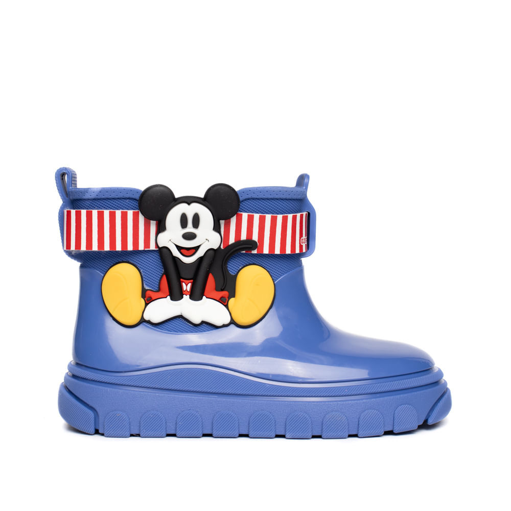 Bota Galocha Infantil Grendene Mickey Azul Escuro em Oferta na Shopee