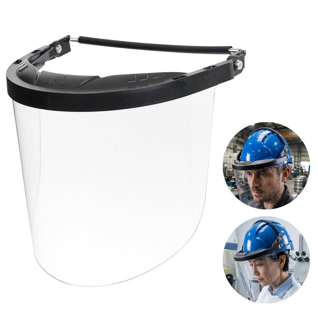Suporte Universal Com Lente Bolha Protetor Facial Para Capacete Fixação Por Mola Camper