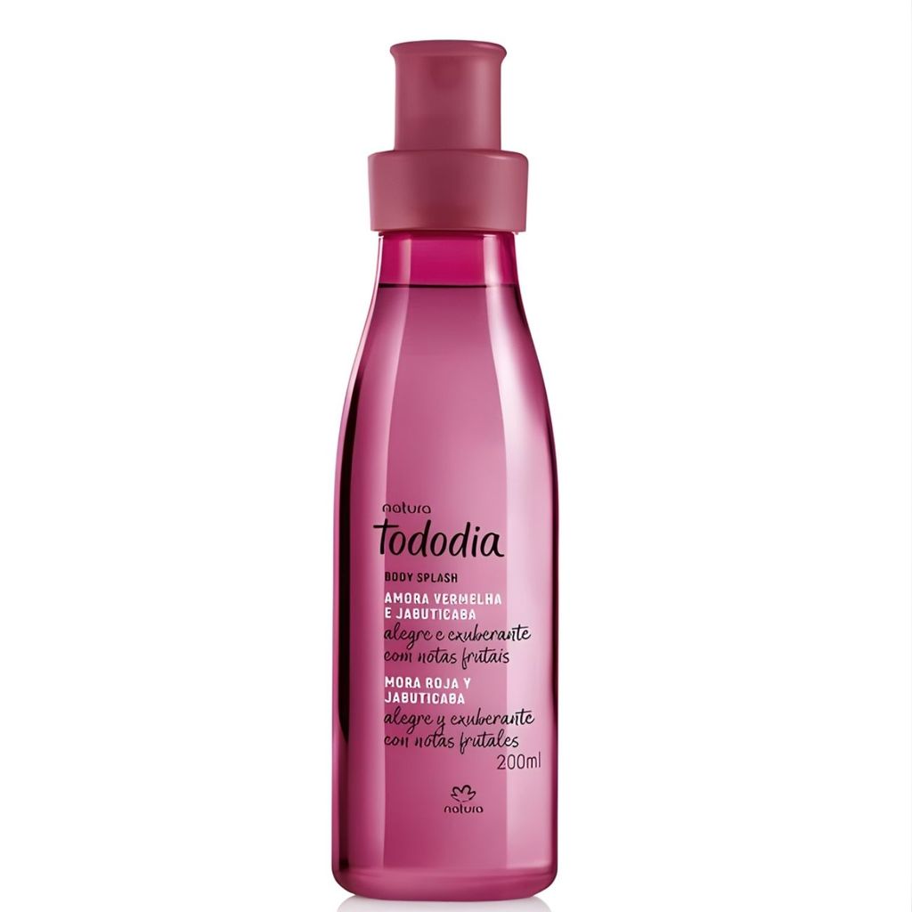 Body Splash Desodorante Colônia Amora Vermelha e Jabuticaba 200ml - Natura
