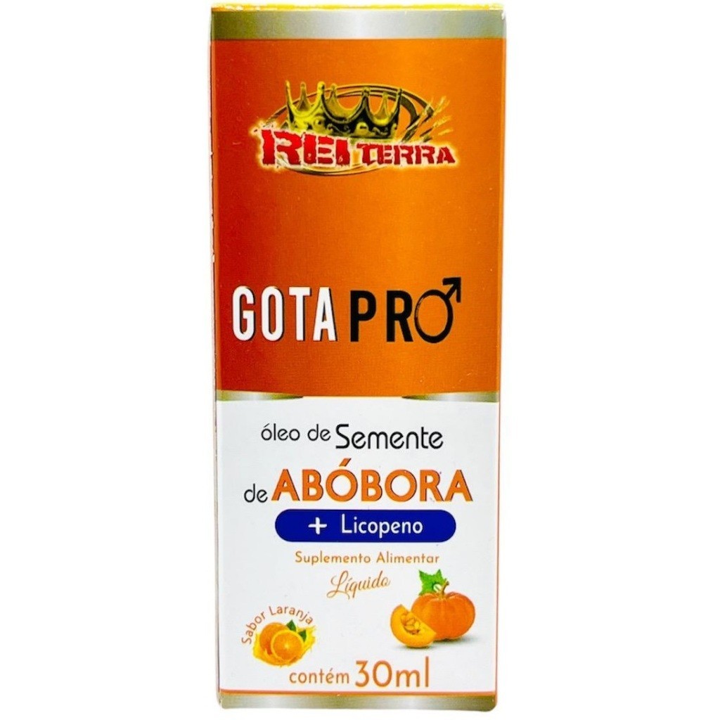 Óleo de Semente de Abóbora + Licopeno 30ml - Rei Terra