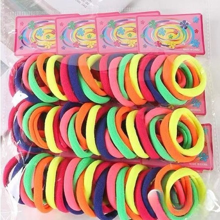 KIT 80/100/200/300/500 unidades Médio Xuxinha para cabelo de Meia e elástico para cabelo Scrunchie